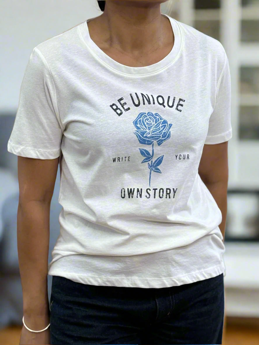 BYOUNG-BE UNIQUE FLOWER TEE -#SPRING🌼AUTO 10% OFF