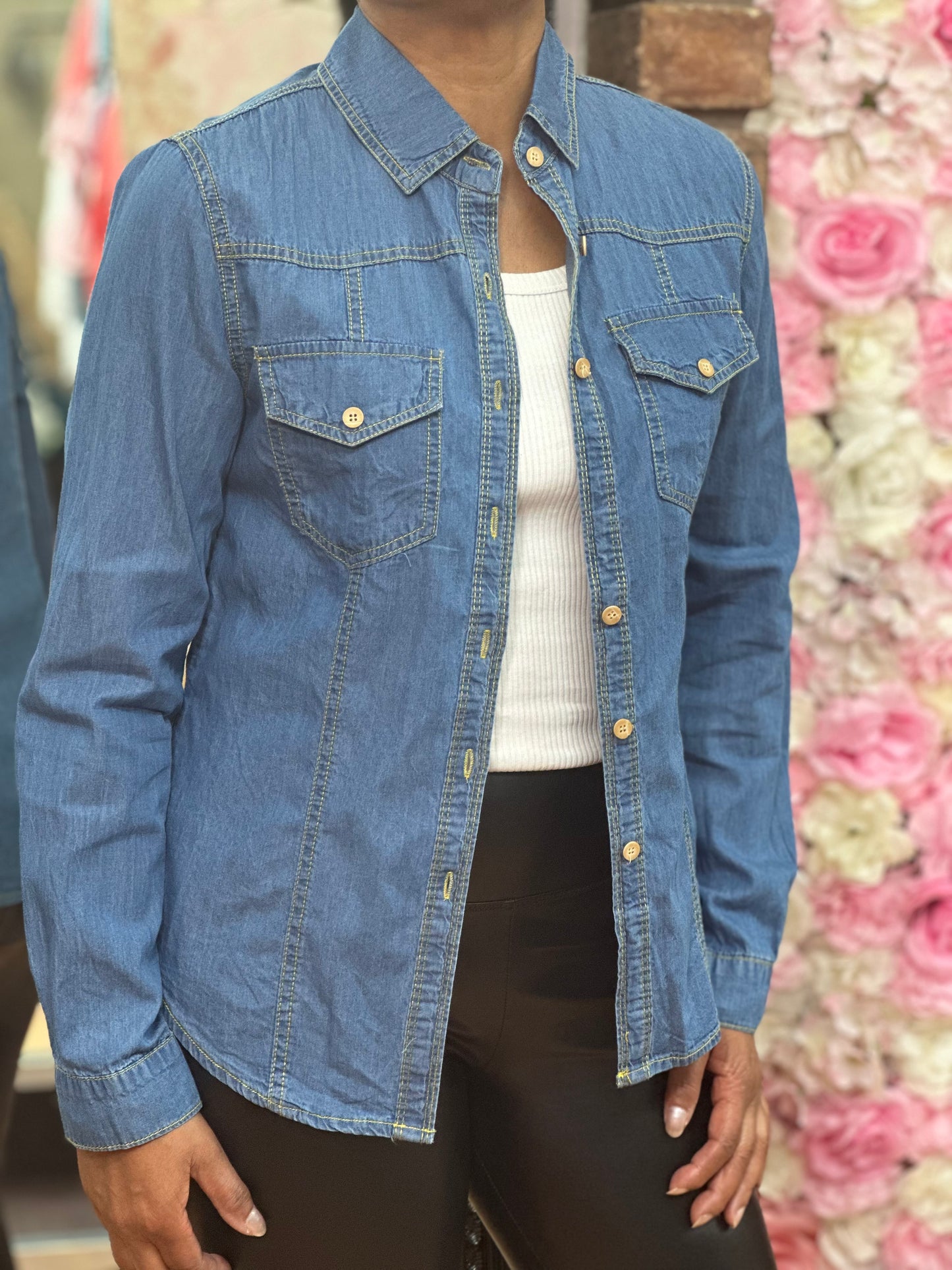 i dodo denim shirt- #SALE10