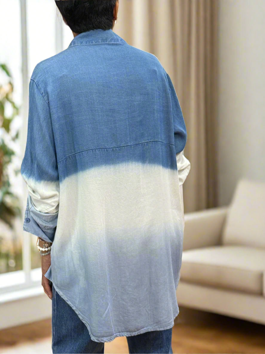 IVY-SHADED DENIM SHIRT