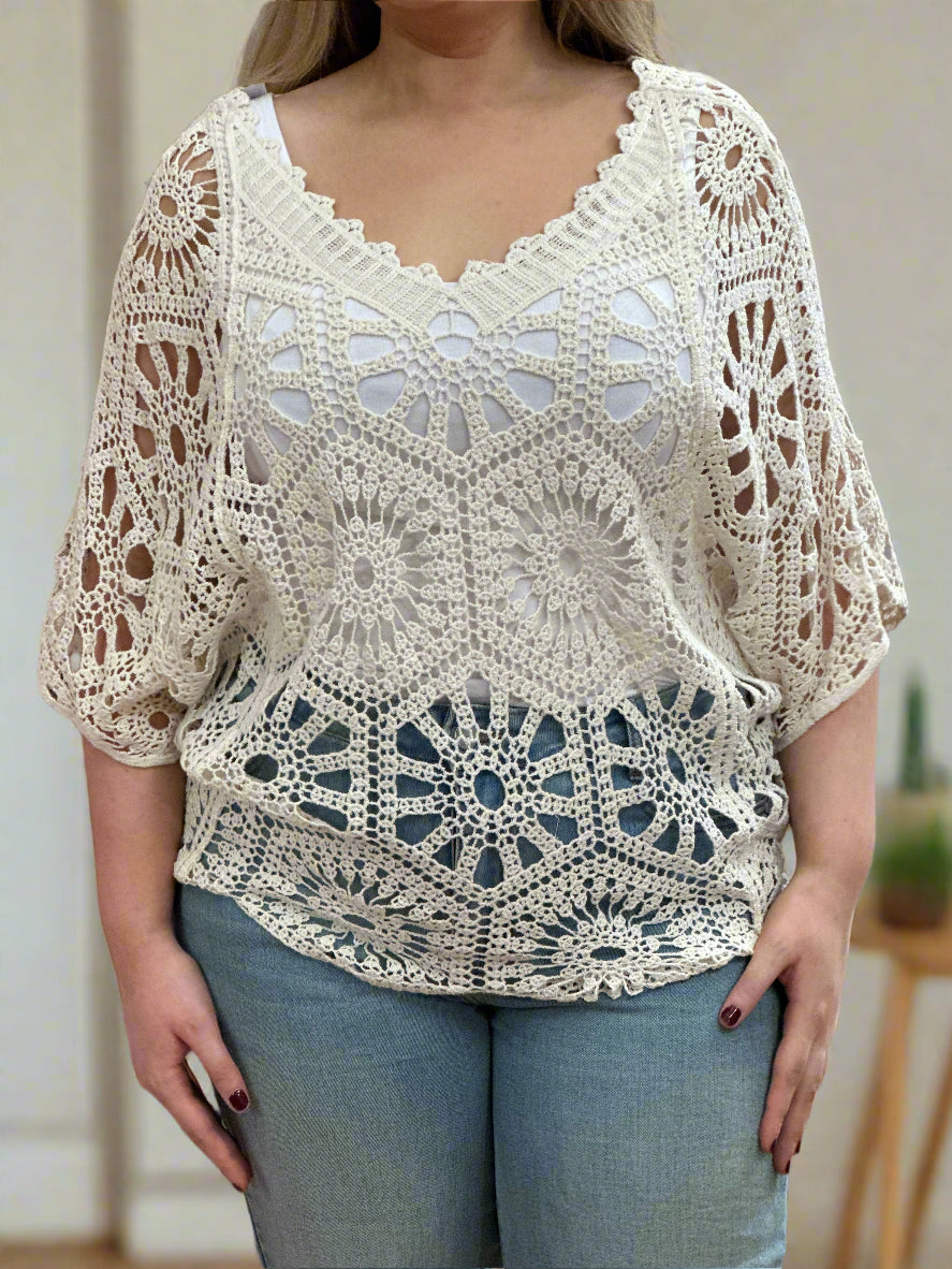 ROMA- JILLIE CROCHET V FRONT/BACK