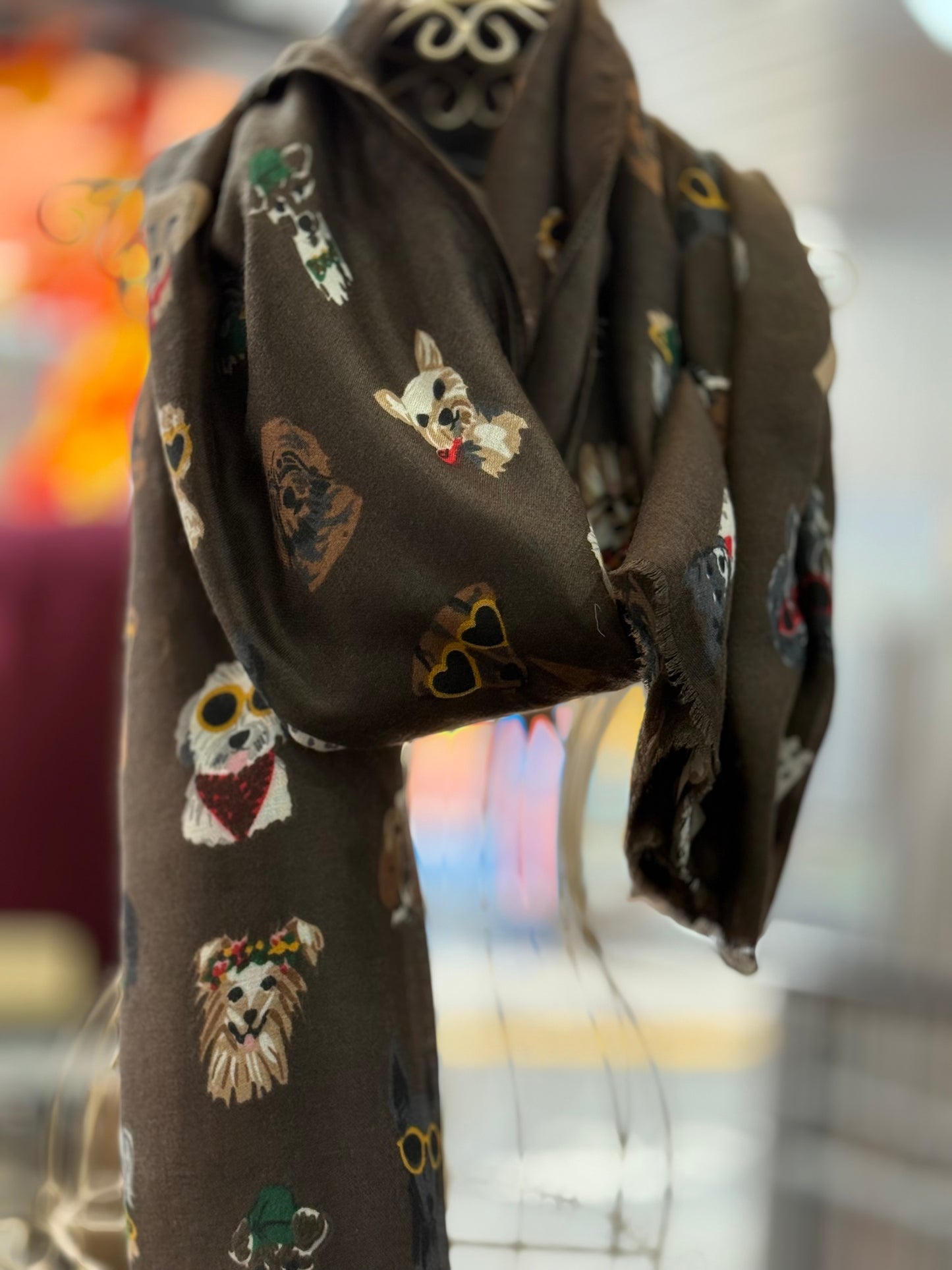 OUR VERY FESTIVE DOGS- SCARF
