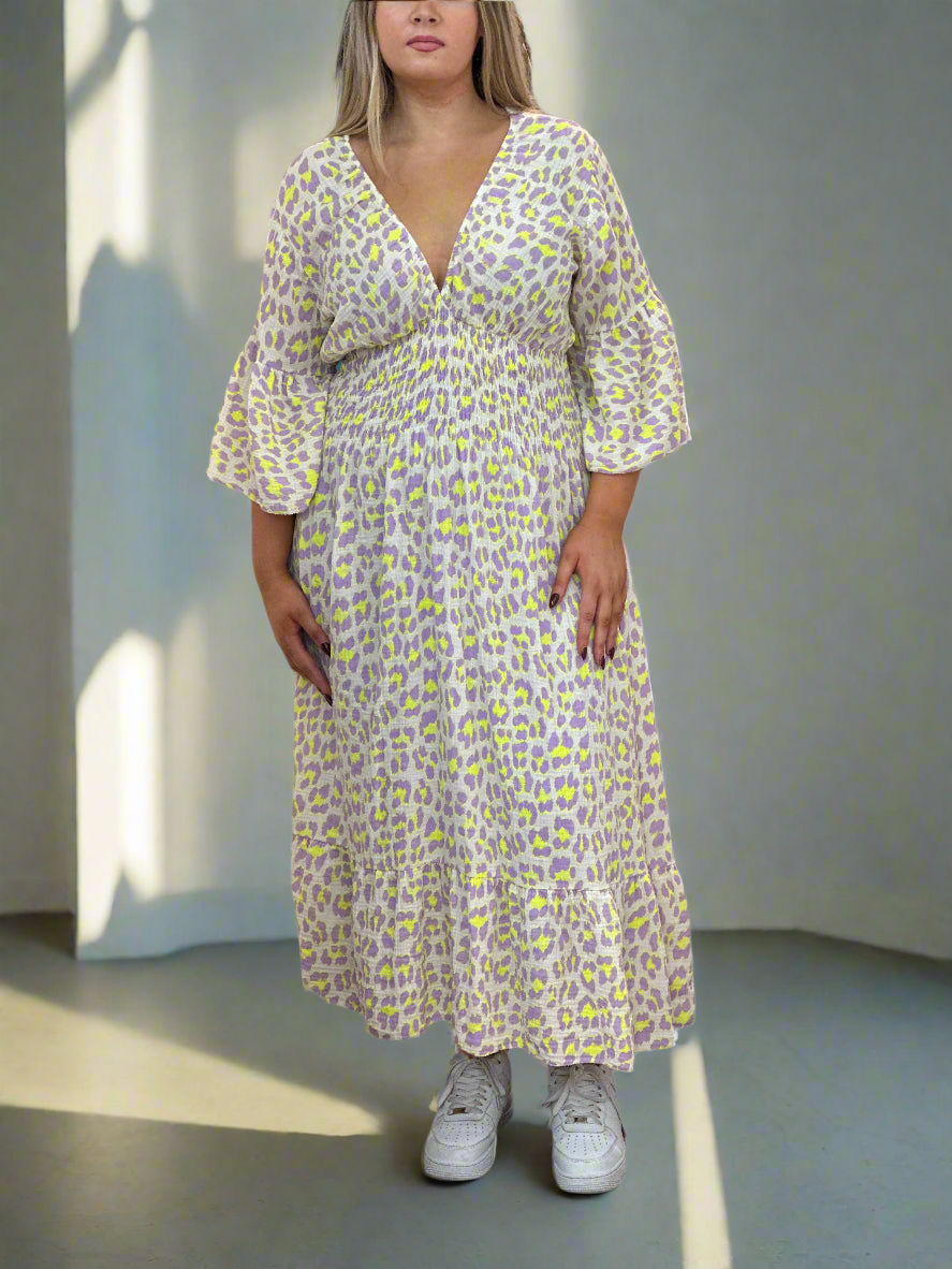 NEONS CHEESCLOTH- MALA SHEARING DRESS -#LAST 1 LEFT