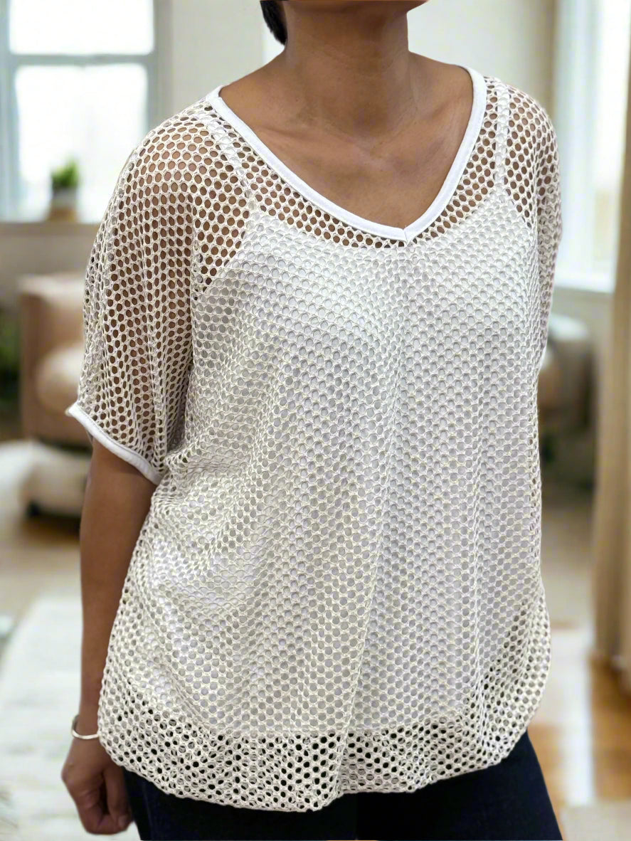 SOPHIE -2 IN 1 MESH TOP
