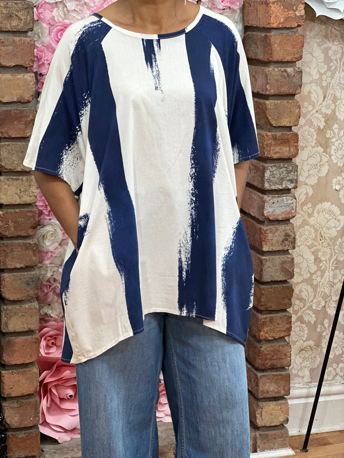 ID BRUSHSTOKE TUNIC TOP