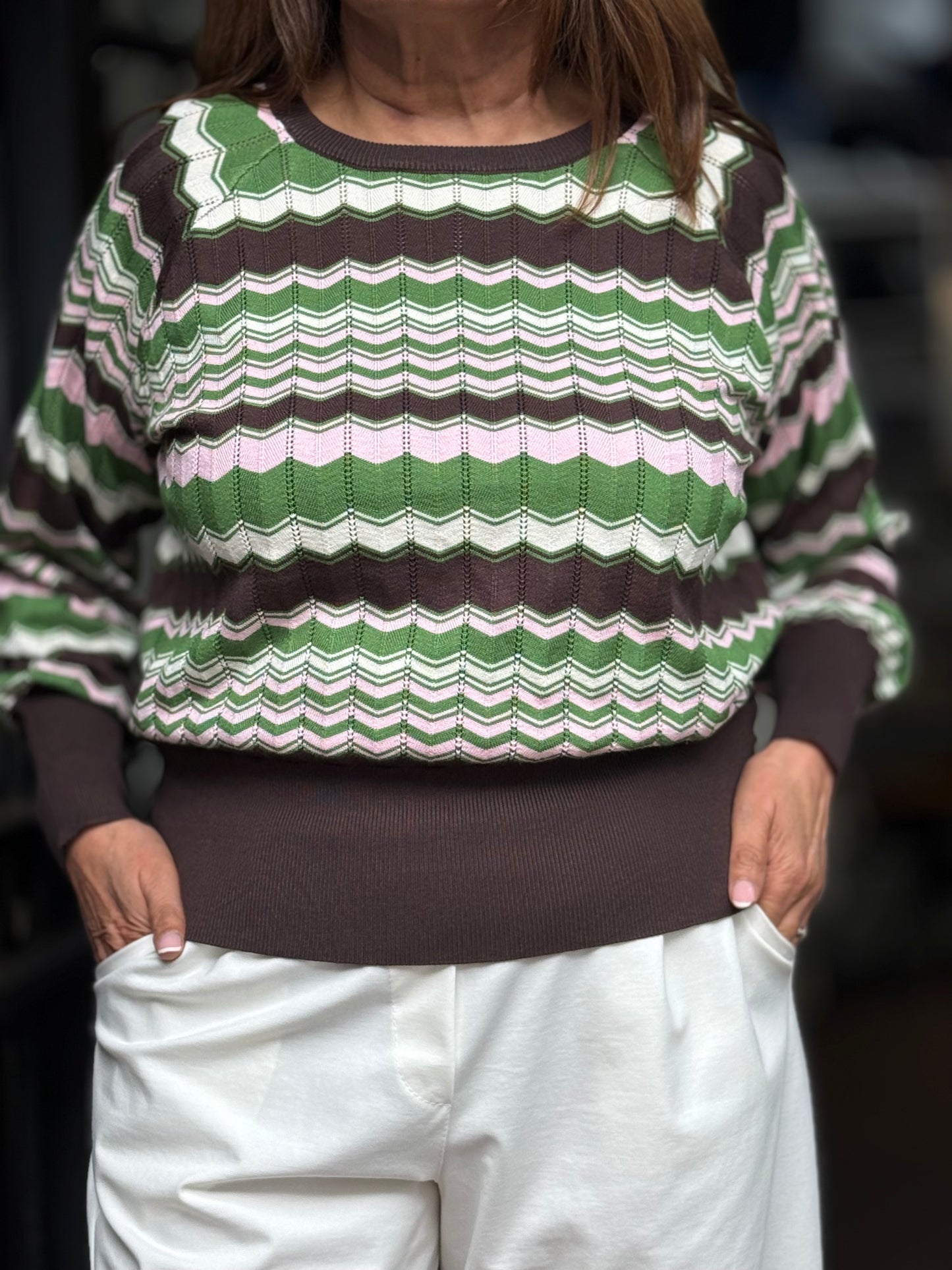 BYOUNG-MORLA MULYI STRIPE JUMPER
