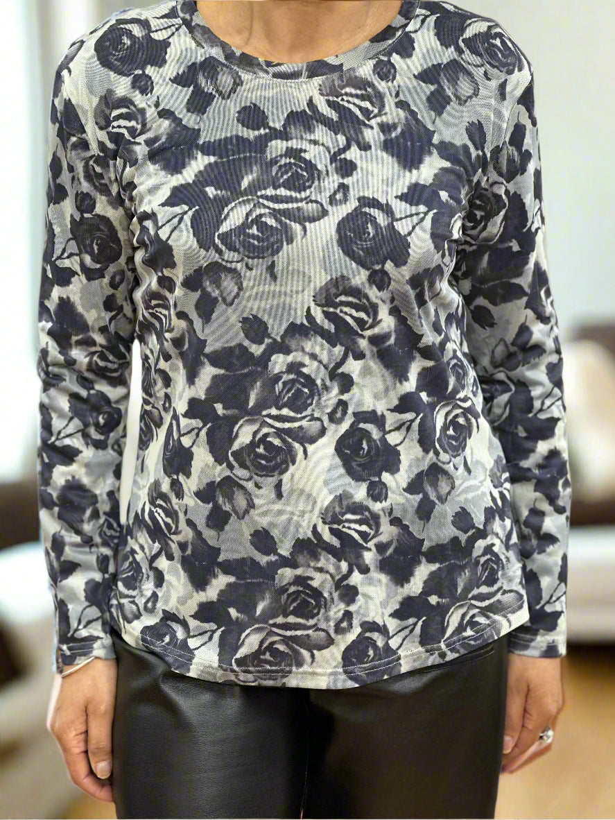 DEMI- PRINTED MESH TOP