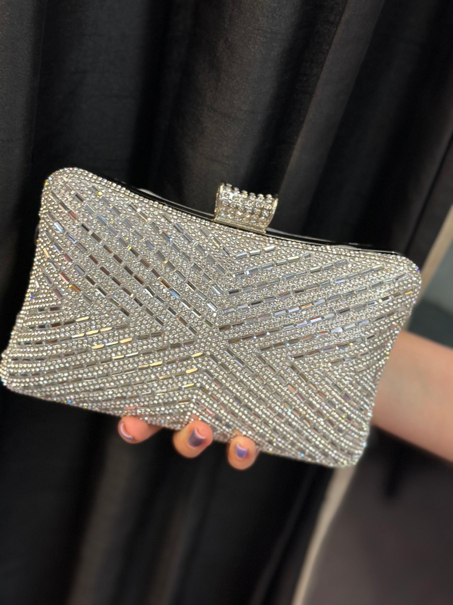 BIGET DIAMANTE/S CLUTCH BAG-