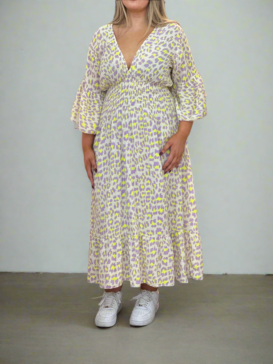 NEONS CHEESCLOTH- MALA SHEARING DRESS -#LAST 1 LEFT