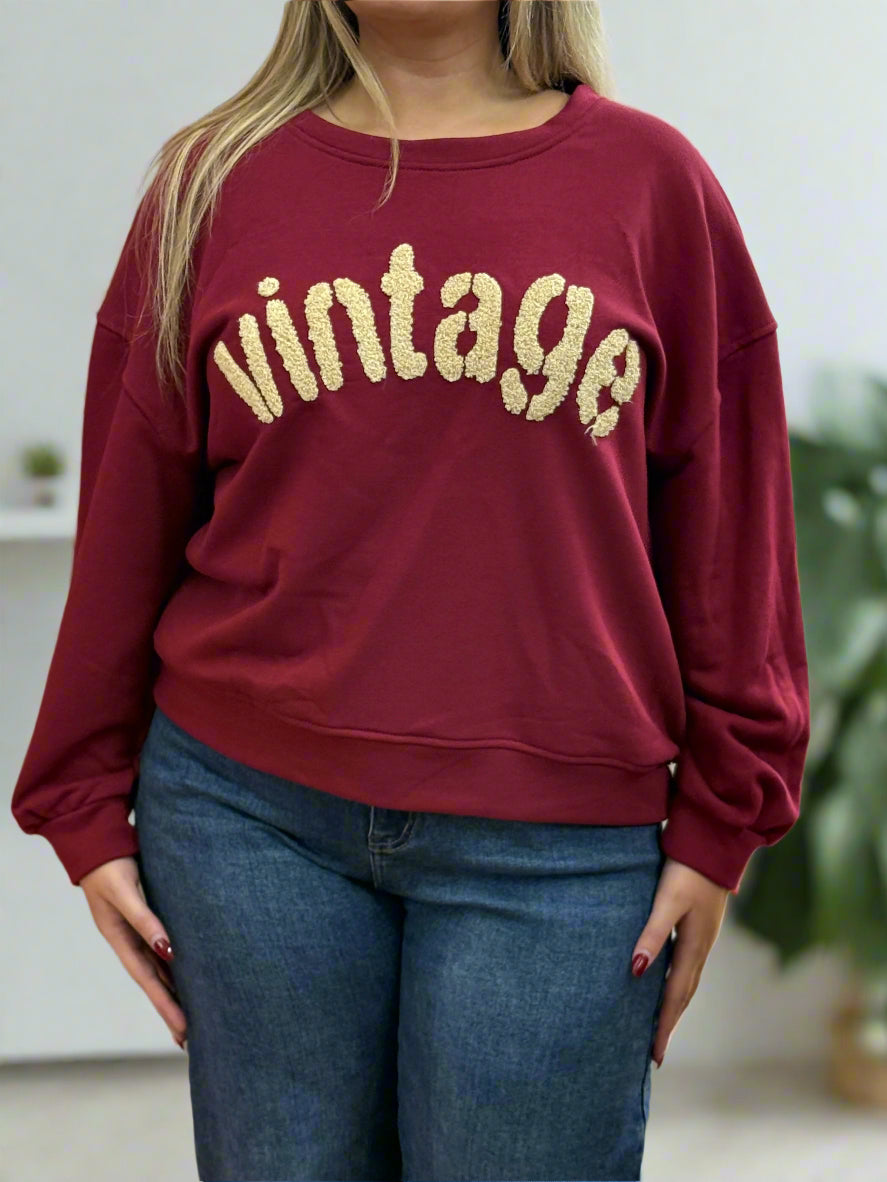 PAIGE-VINTAGE LOGO SWEATSHIRT
