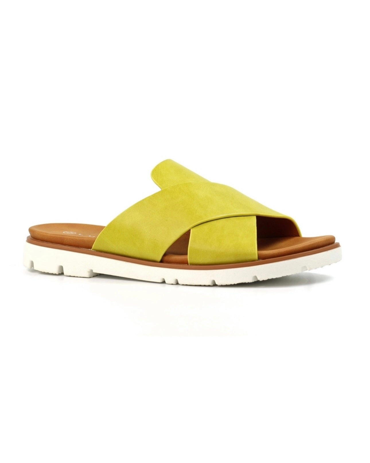 LUNAR- CHLOE MULE SANDAL- LIME