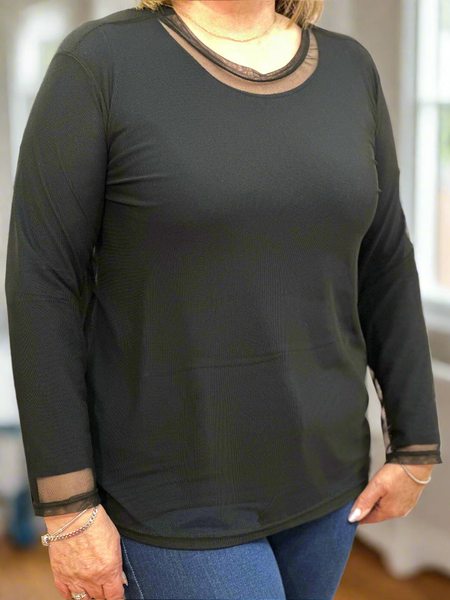 BALLISIMO PLAIN MESH TOP- PLUS