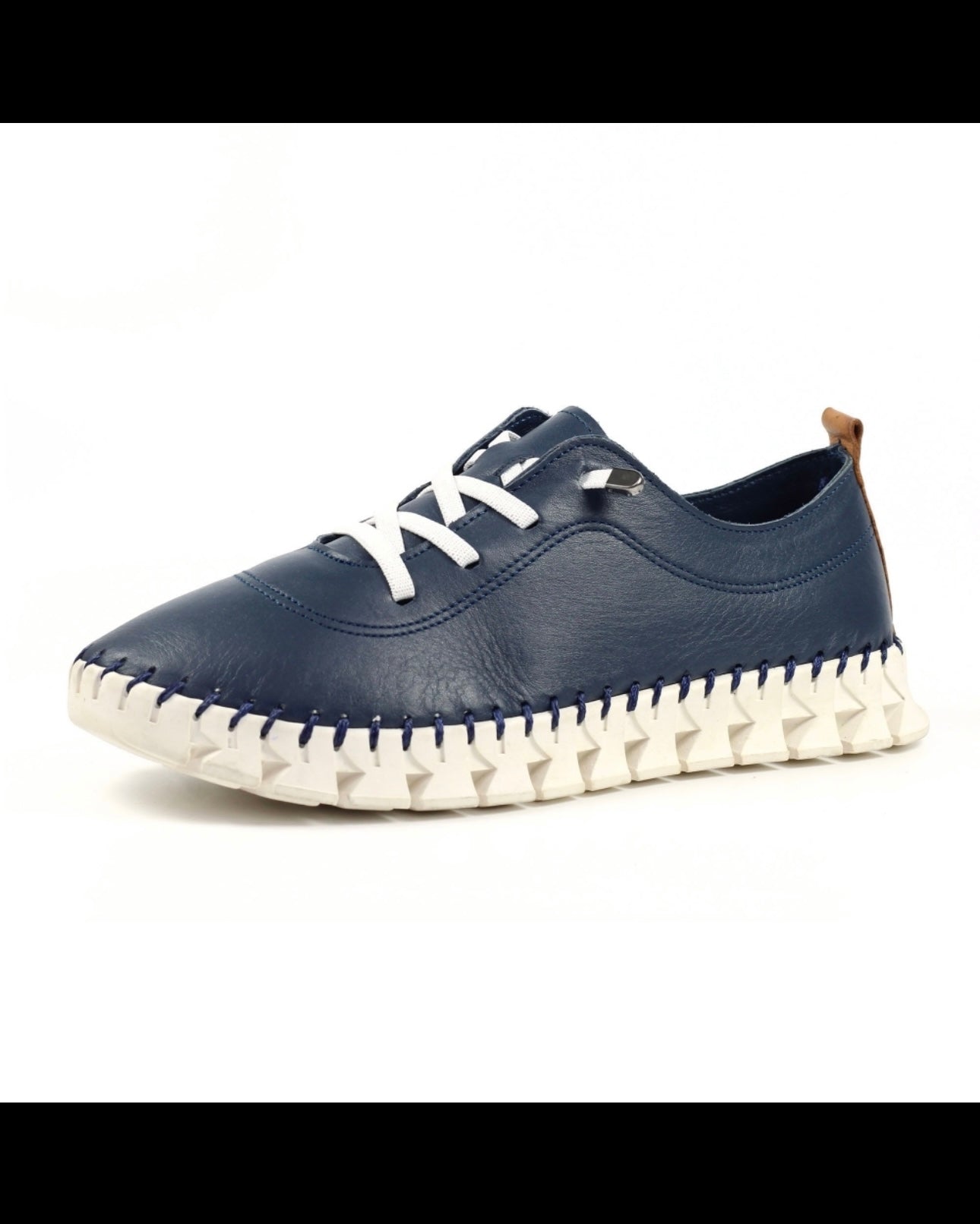 LUNAR- AUSTELL LEATHER PUMP-NAVY