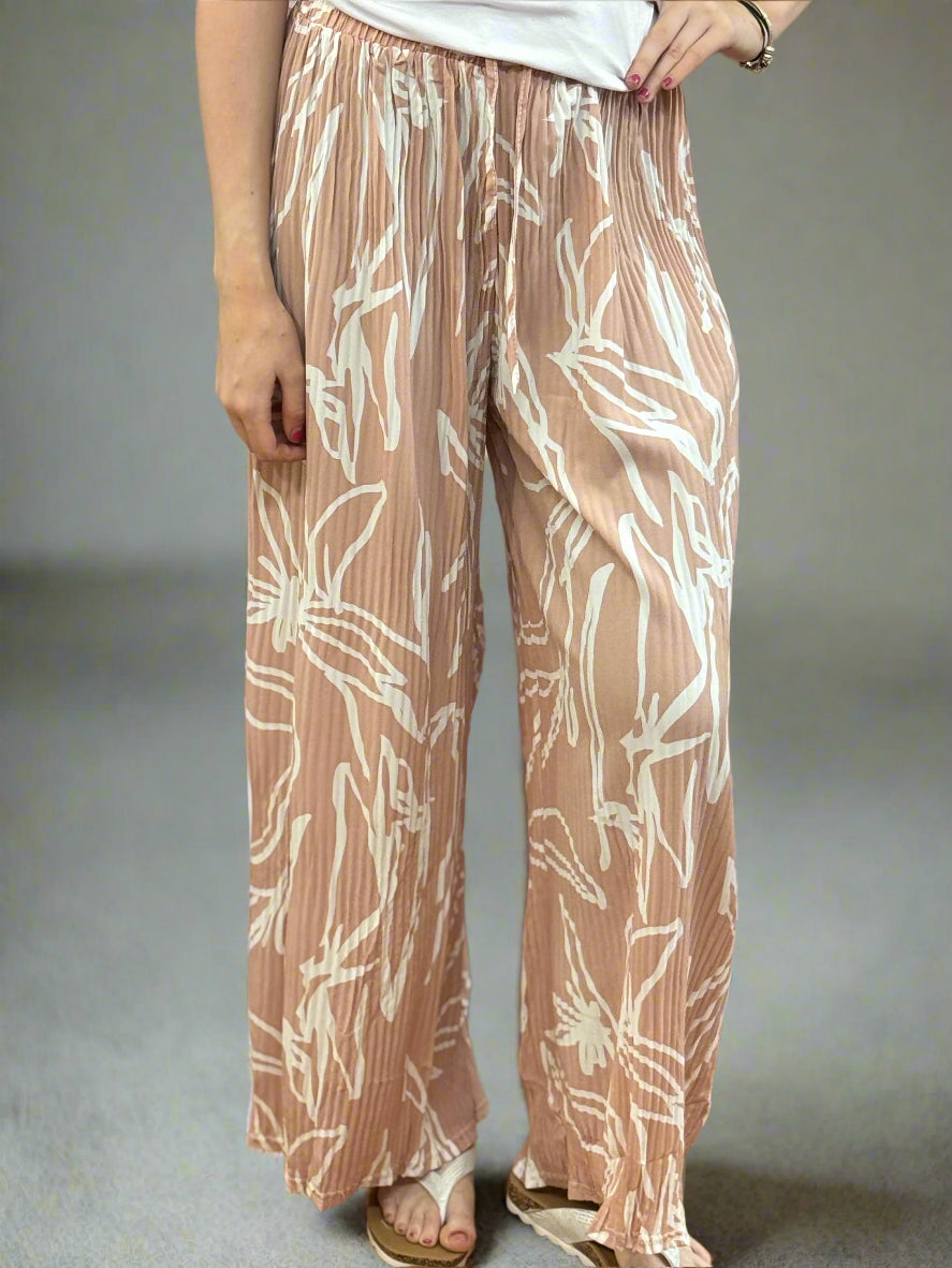 HAVANA- LEAF PRINT TROUSER