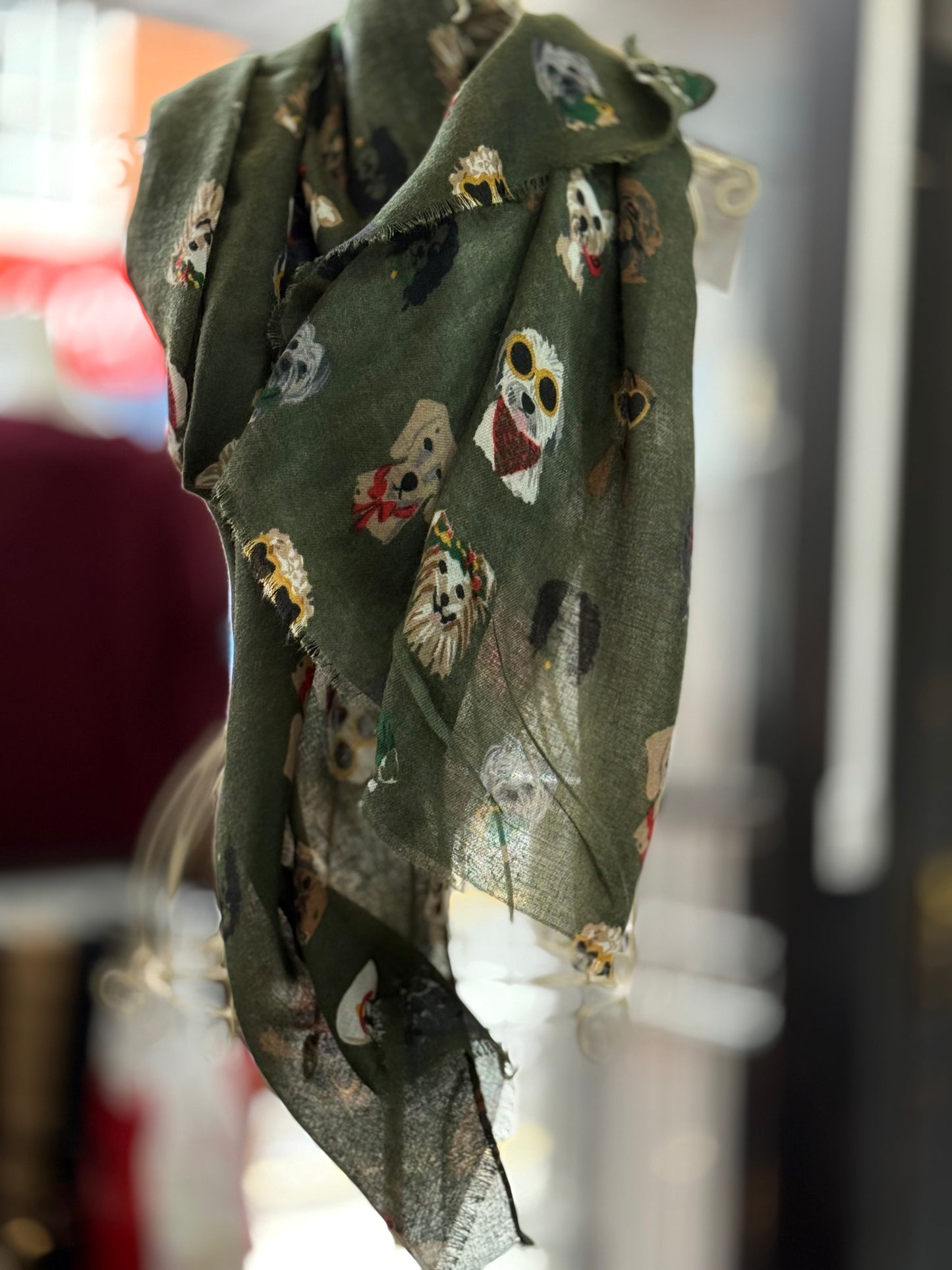 OUR VERY FESTIVE DOGS- SCARF