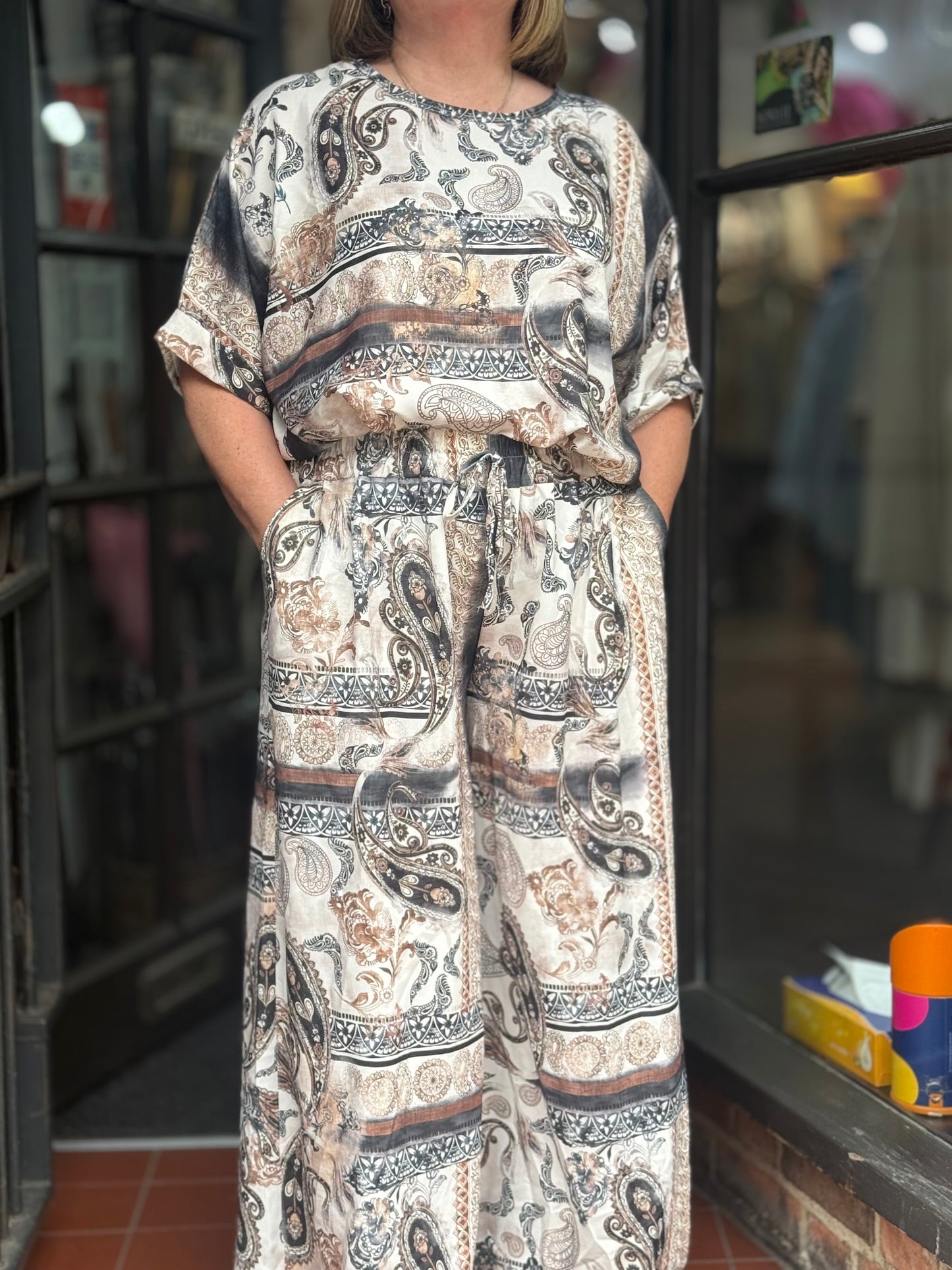 CAIRO-PRINTED COORD SET CRV #BankHoliday20%OFF