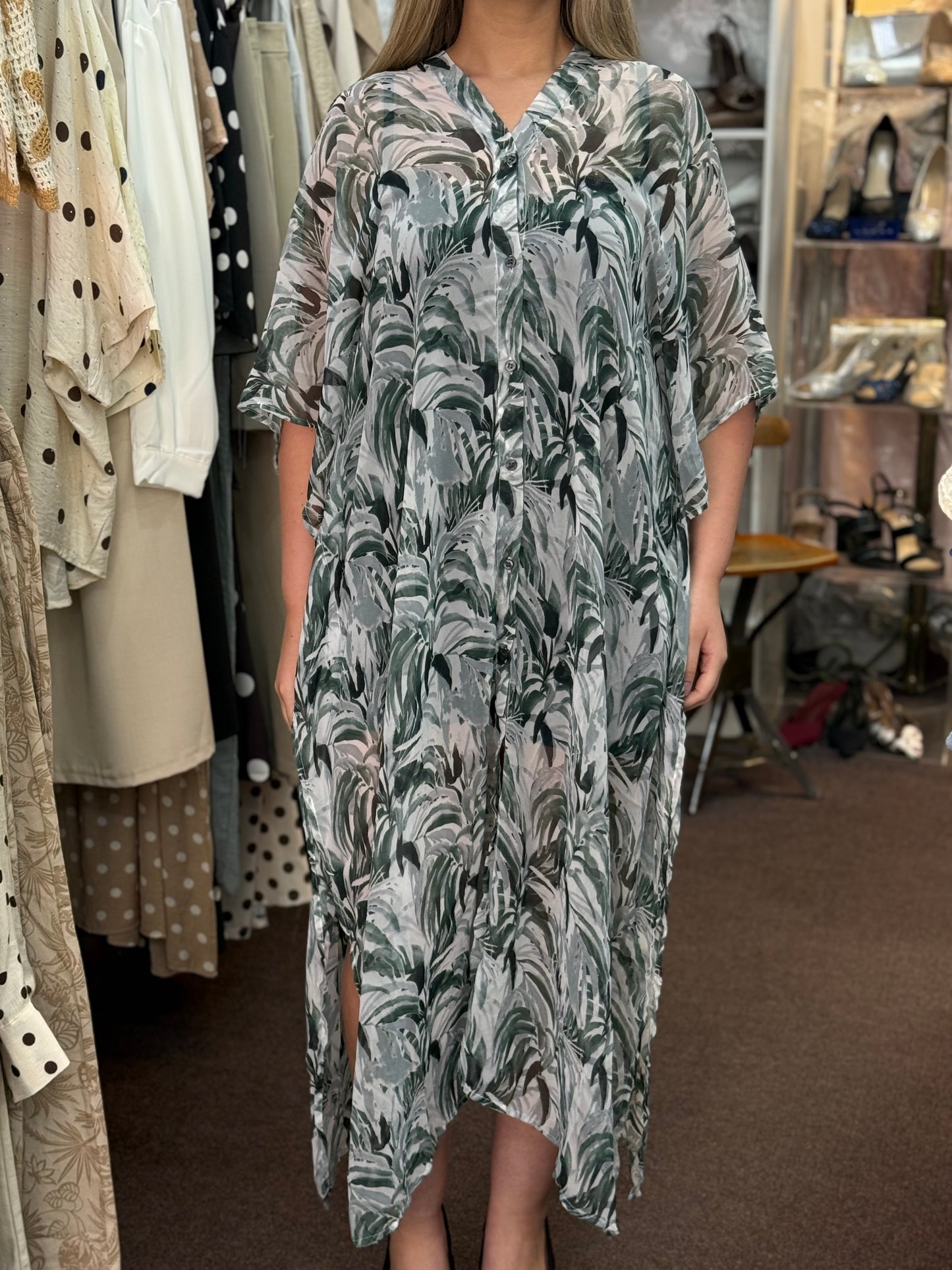 FRANSA- NATALA CHIFFON KAFTAN