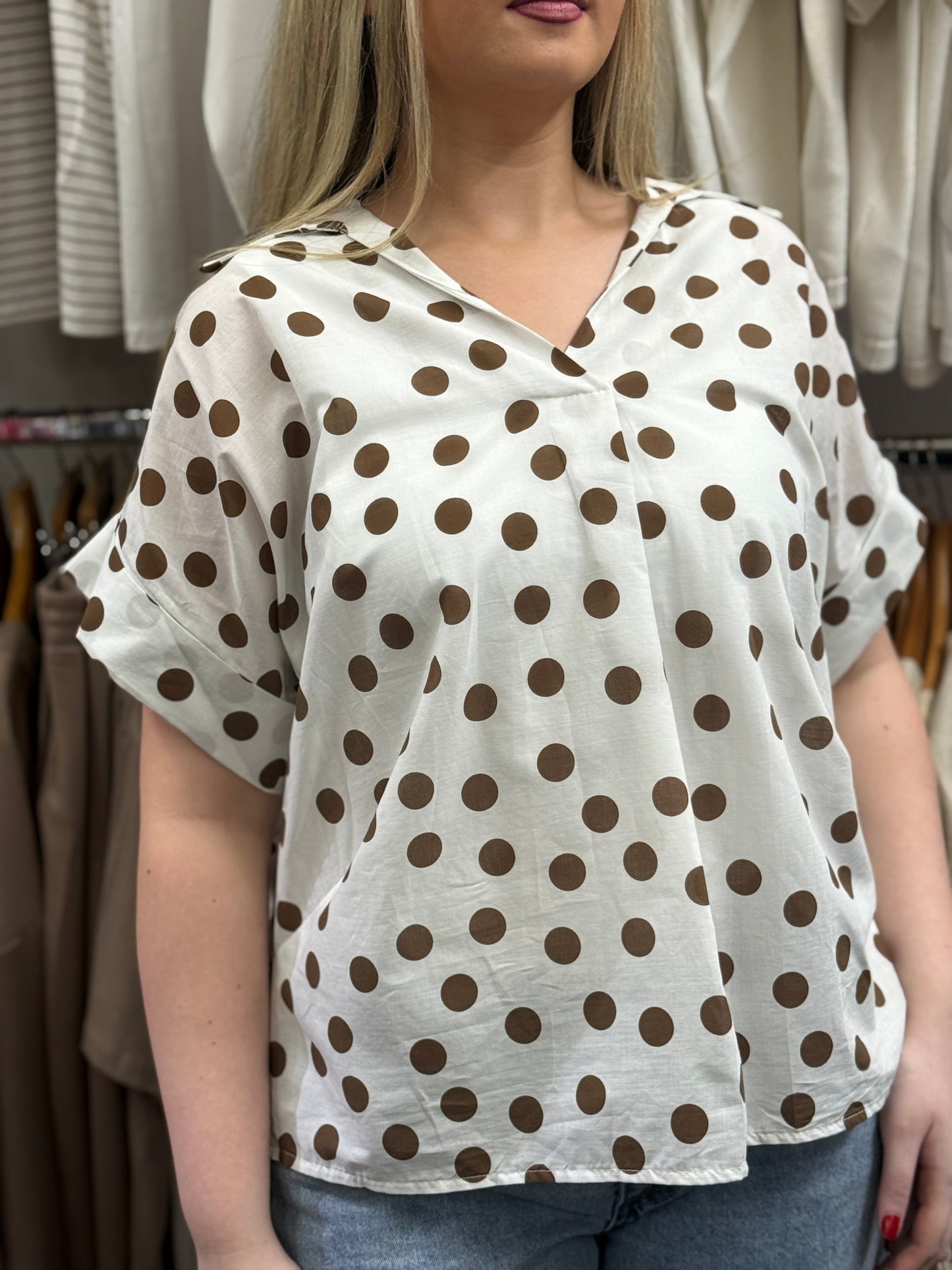 OSCAR-SPOT PINTUCK SHIRT
