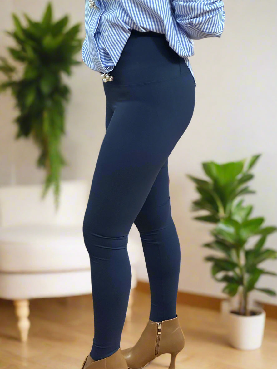 MWB SHAPEWEAR ACTIVE LEGGINS-NAVY