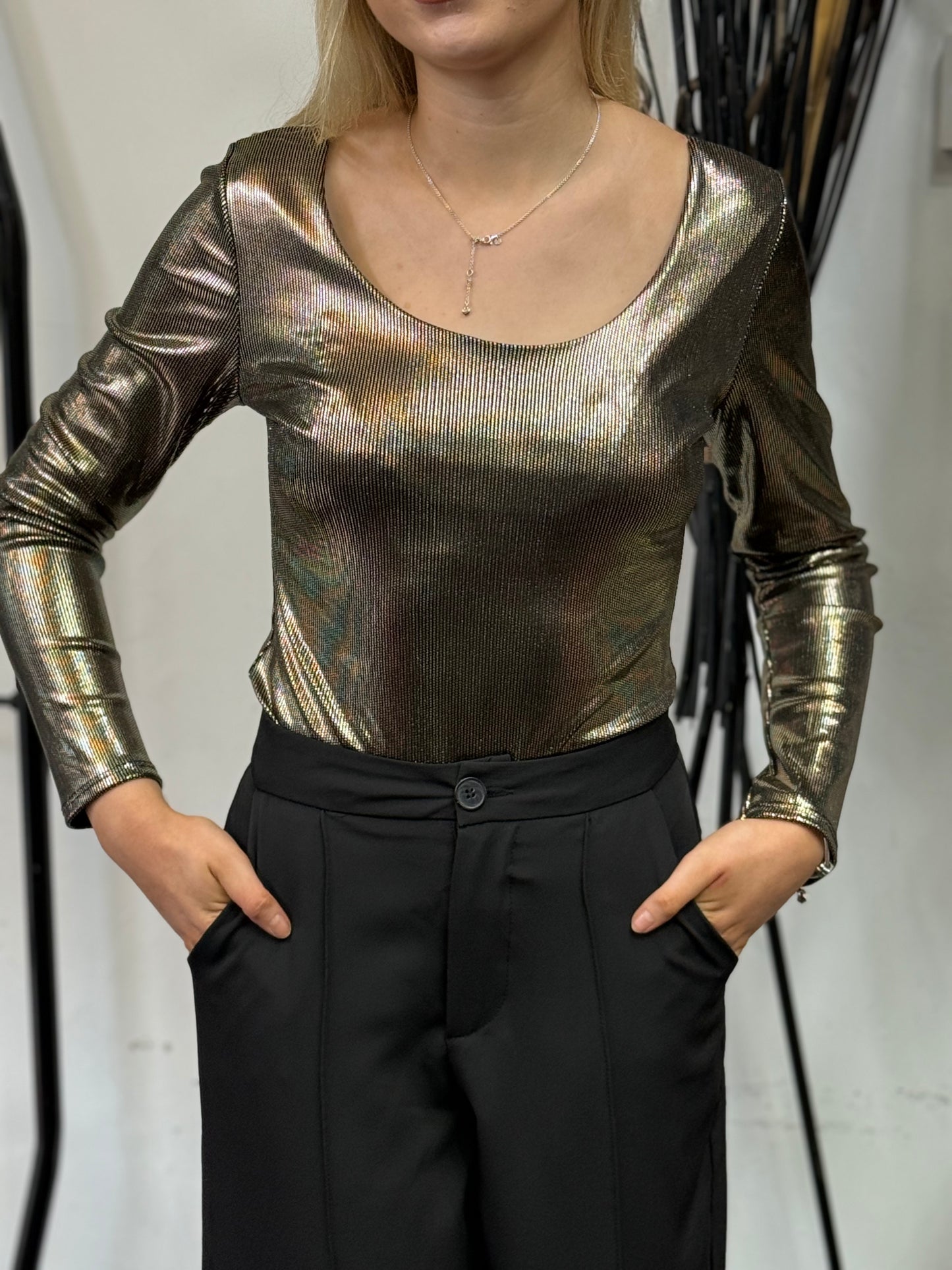 IMMY -METALIIC BODYSUIT