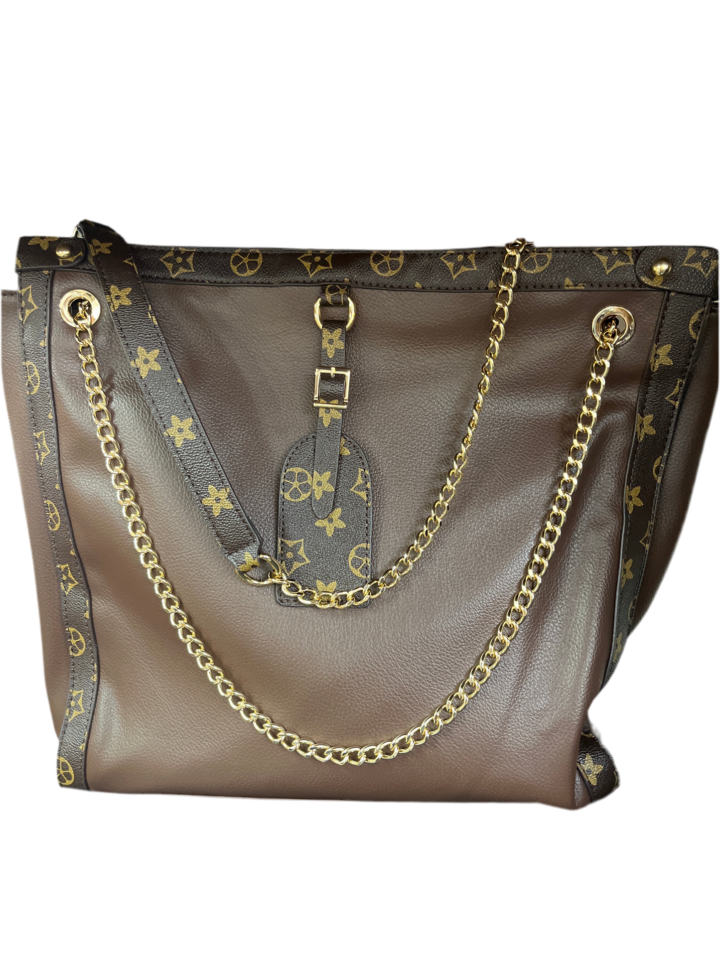 LV INSPIRED- LV TRIM LARGE SHOULDER BAG