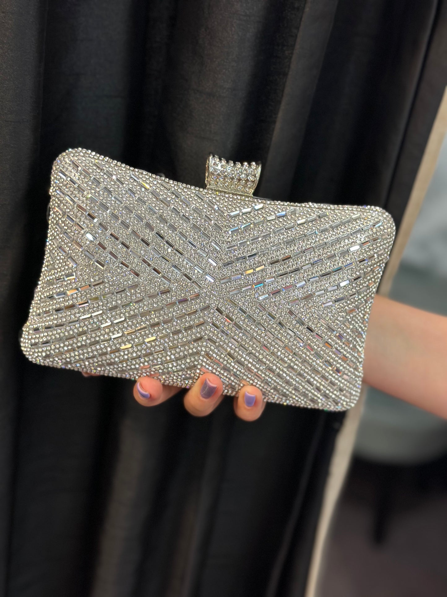BIGET DIAMANTE/S CLUTCH BAG-