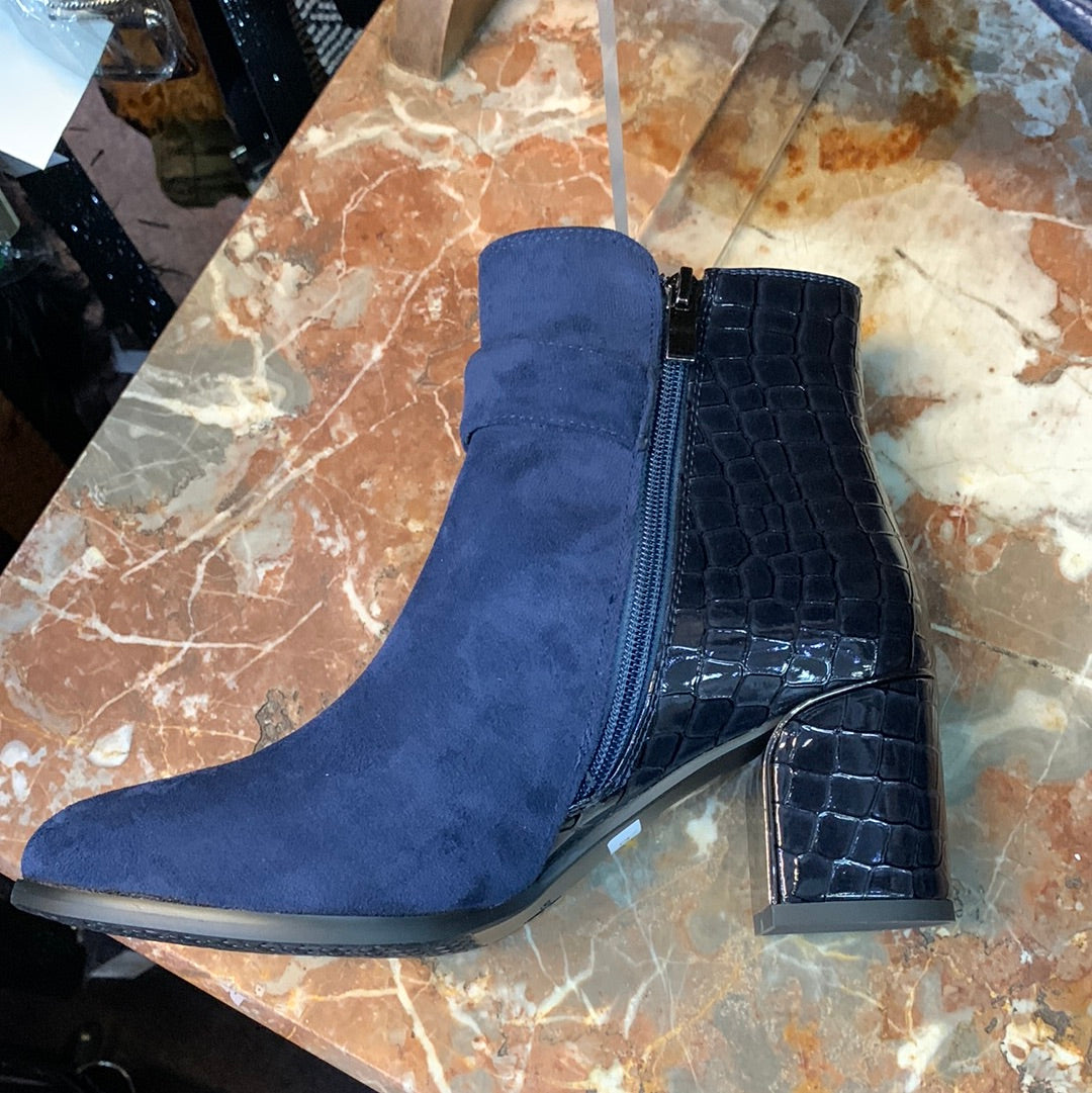 EUROPA LUNAR ANKLE BOOT - NAVY