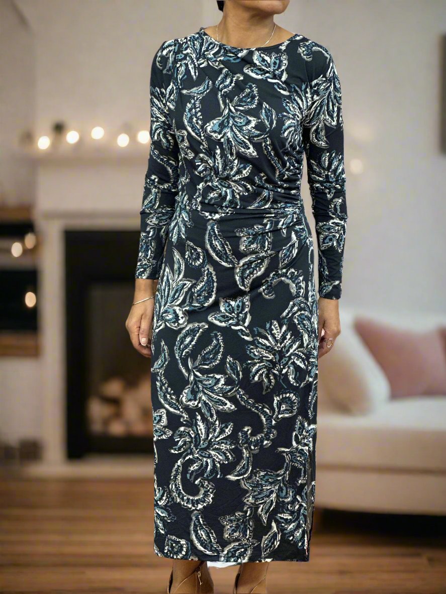 FRANSA - SEEN JERSEY PRINT DRESS-