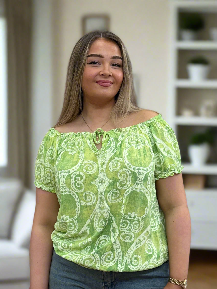 DALIAH - BARDOT GYPSY TOP-SPECIAL OFFER/STAR BUY