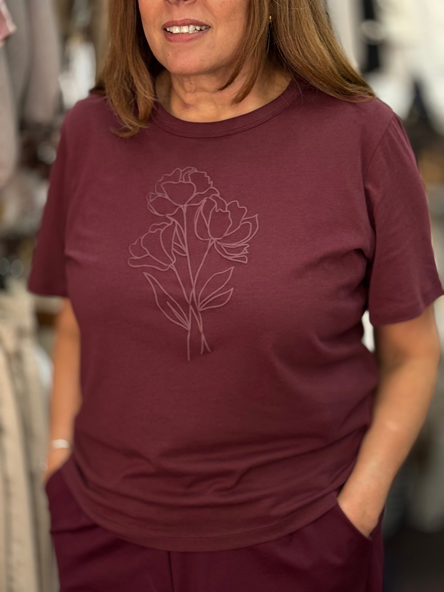 FRANSA-JOSIRA MOTIF TEE