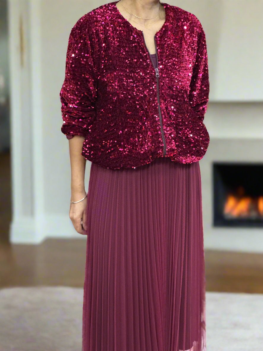 ILANA- RUFFLE SKIRT LAYERING DRESS