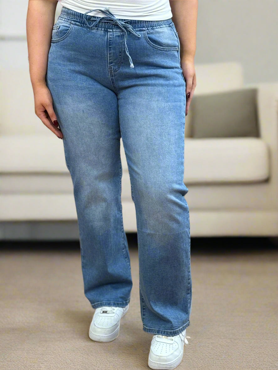 LILA-GSMACK W/LEG PULL JEAN
