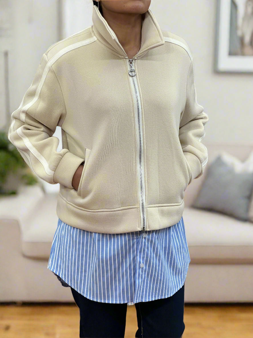 ZIPPY SWEAT & SHIRT 2 IN 1 -#BlackFridaySale 50%OFF