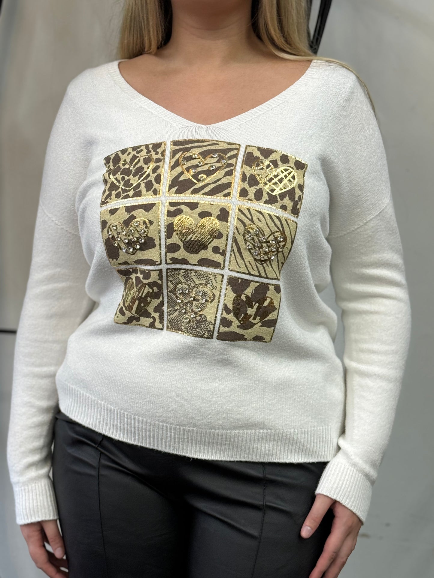 ROSIE-SEQIUN HEART ANIMAL JUMPER