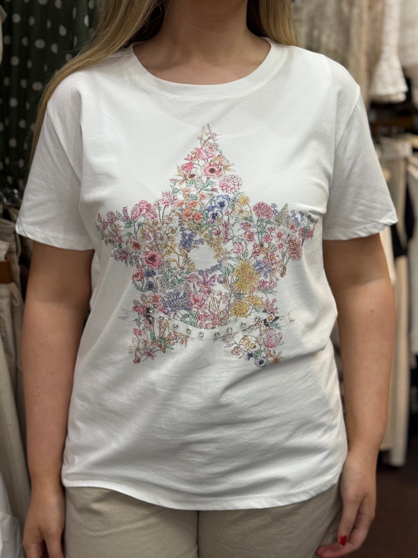 OSAKA-FLORAL STAR TEE #SunshineSALE