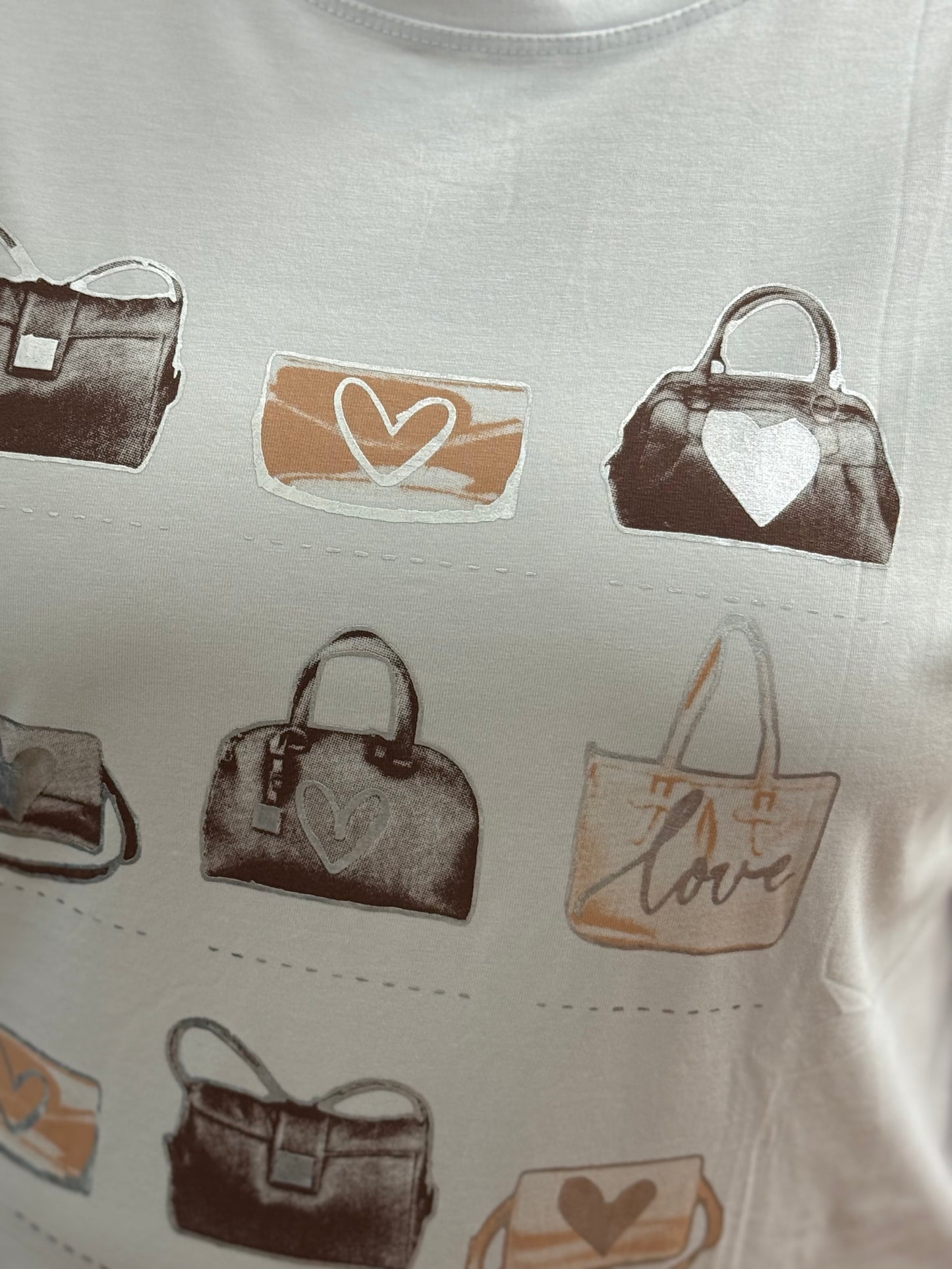 CALIPSO- GILTED HANDBAGS TEE