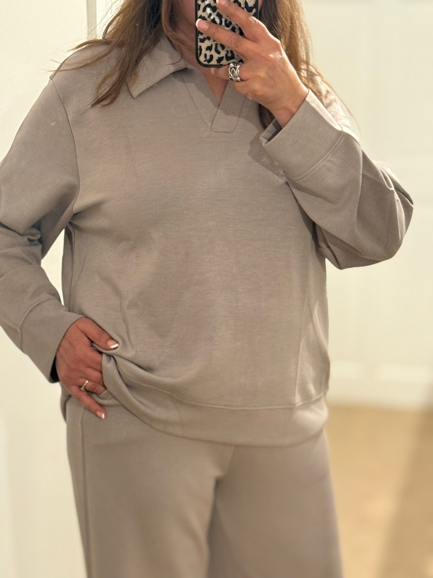 FRANSA-AURORA SCUBA PANT CO-ORD -