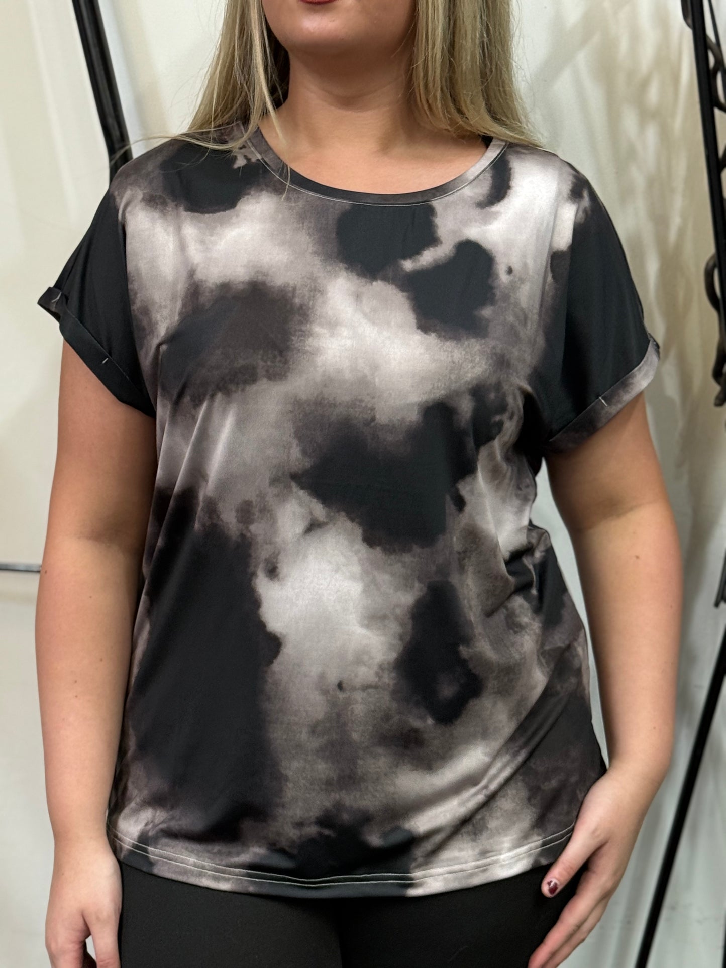 FRANSA- SEEN SILKY TIEDYE PRINT