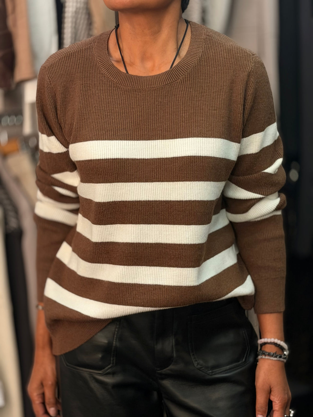 FRANSA- MARIA STRIPE JUMPER