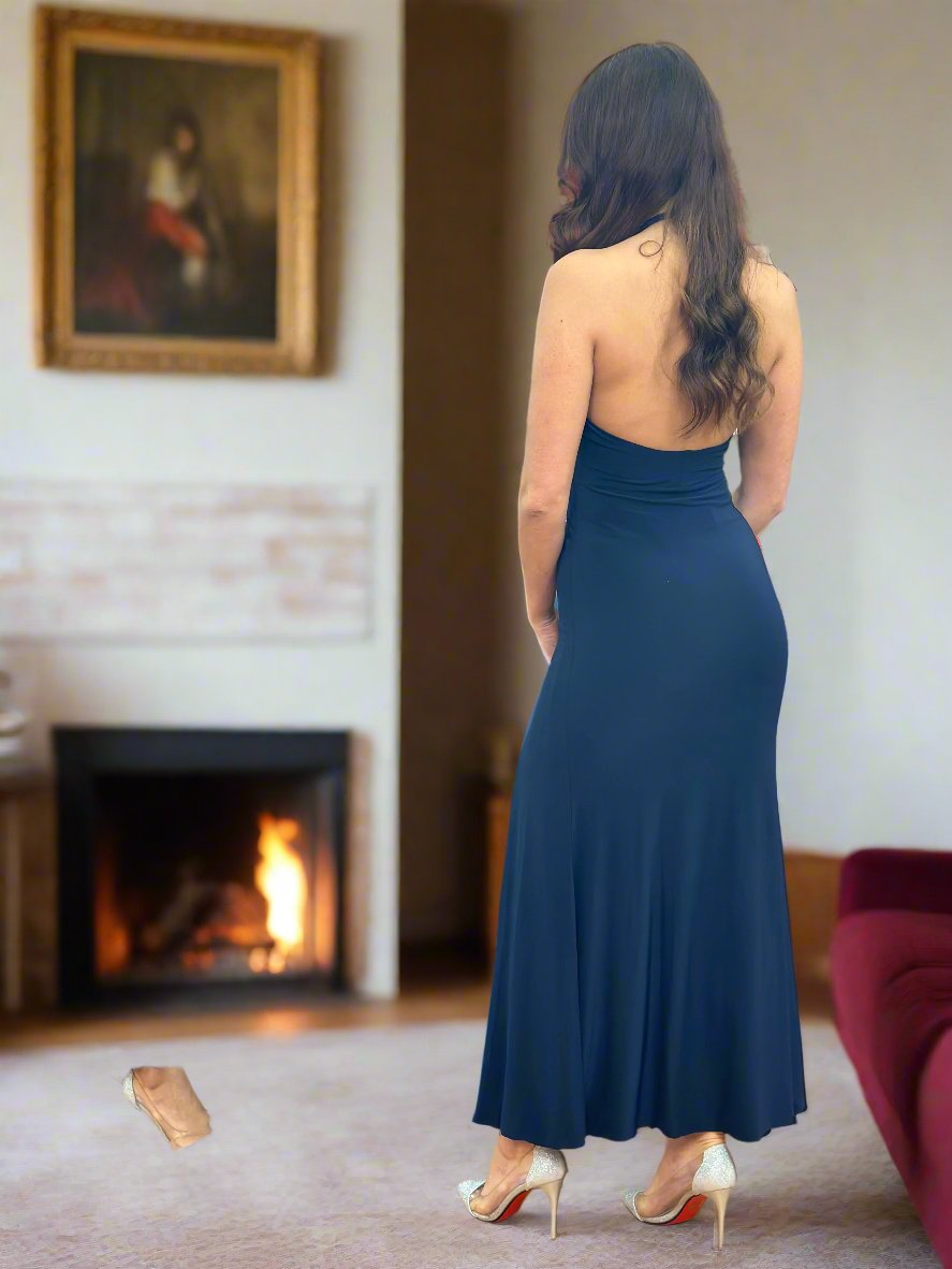 FOREVER UNIQUE HALTER DRESS -