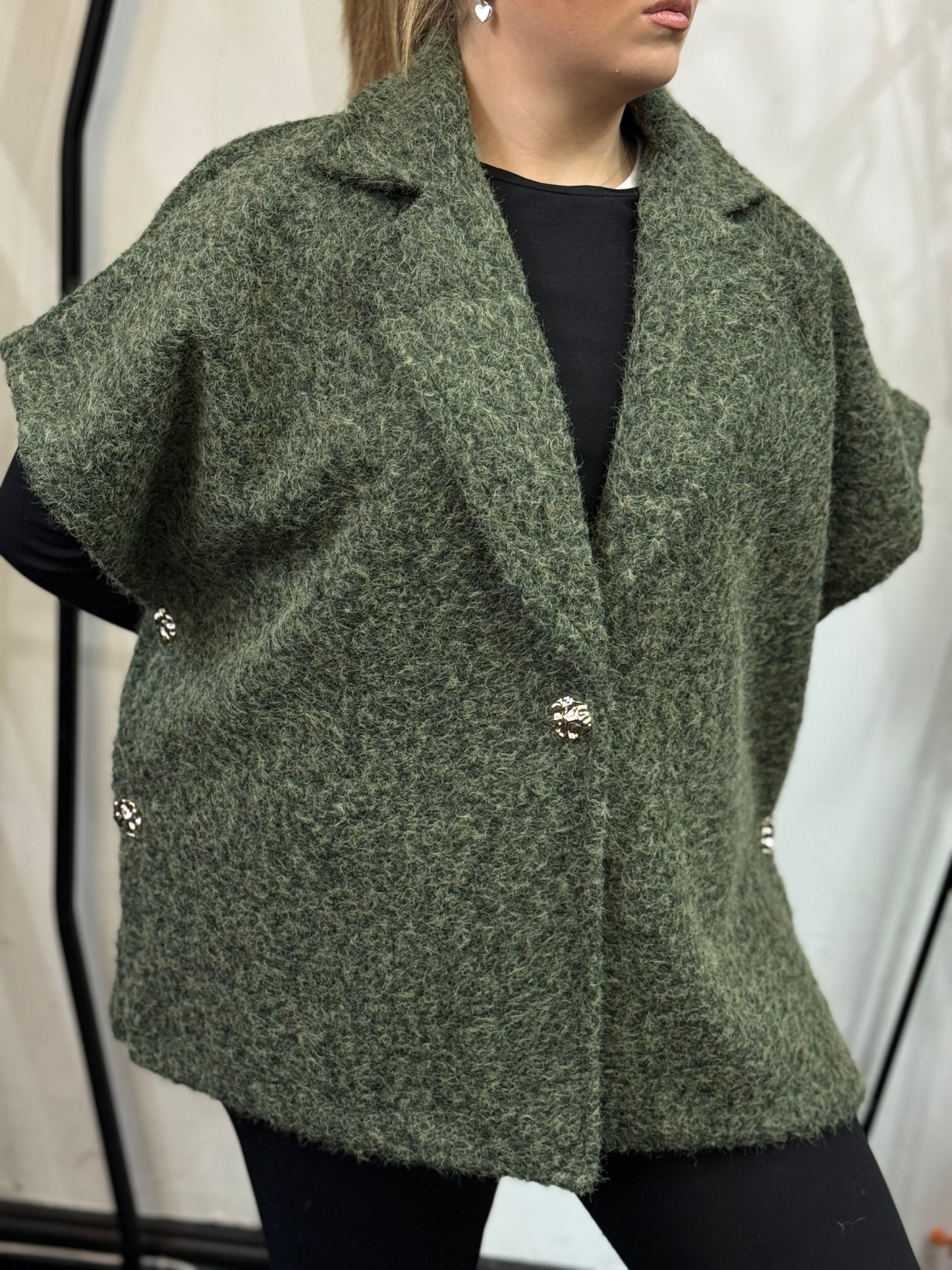 LANEY EYELASH SHRUG JACKET CURVE- #BLACKFRIDAYSALE BF PRICE DROP