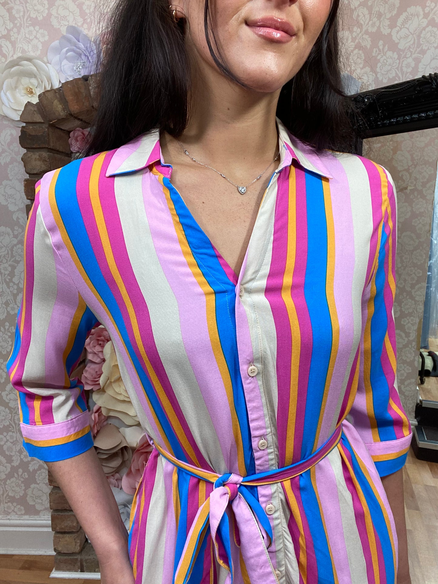 BYOUNG-JOELLA CANDY STRIPE DRESS -#LASTCHANCE2BUY