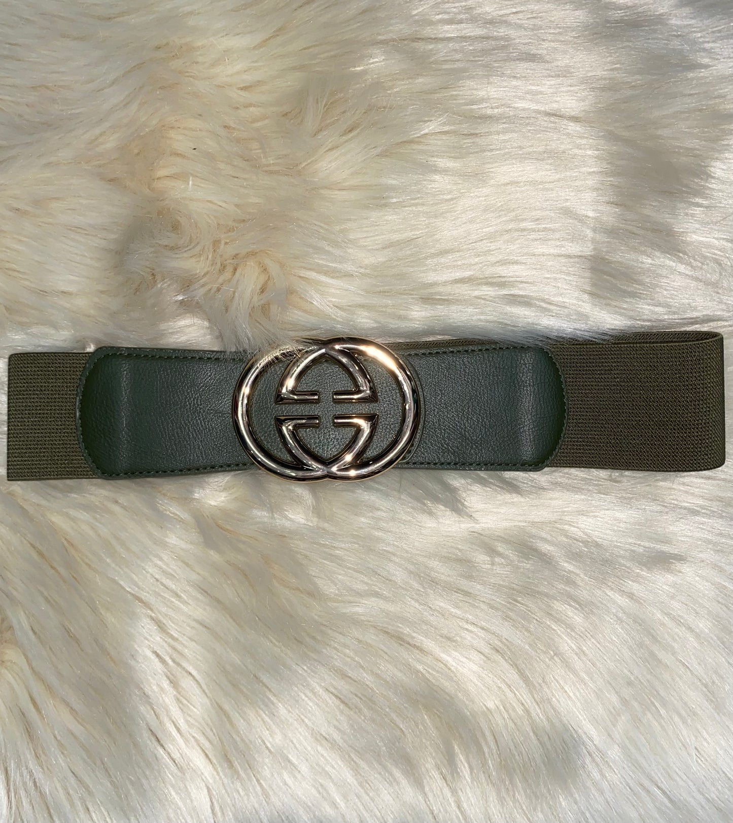 ELASTIC GOLD BUCKLE 2.5"