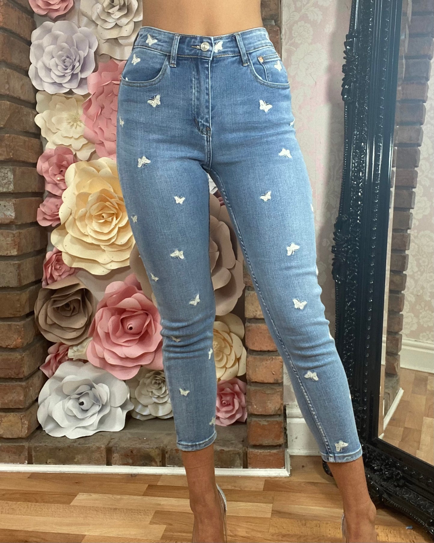 Zac & Zoe Mid Denim Blue - Butterfly Jean