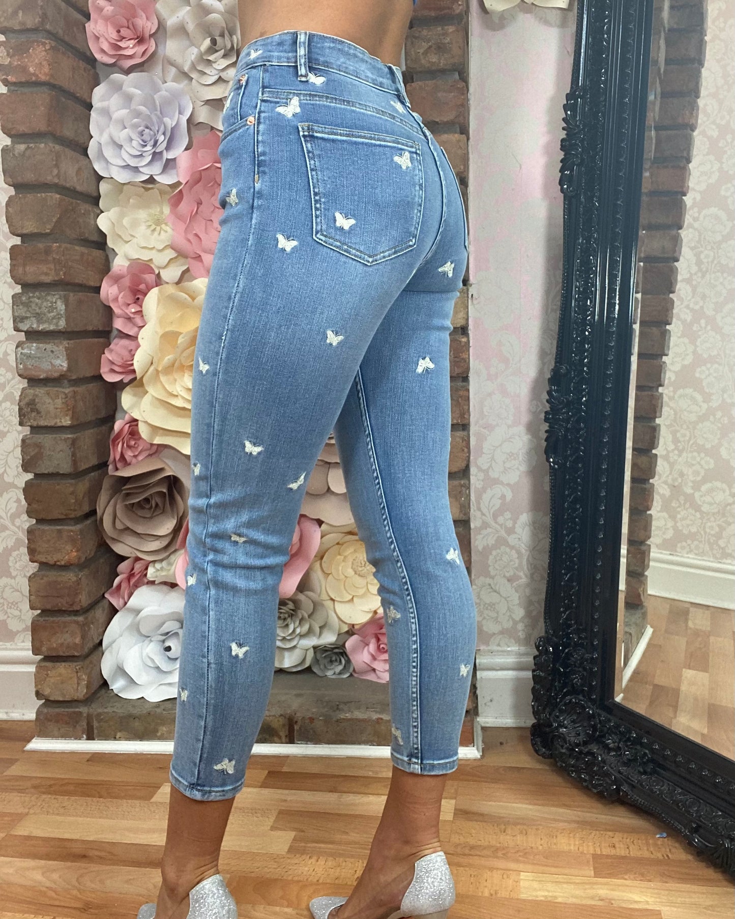 Zac & Zoe Mid Denim Blue - Butterfly Jean