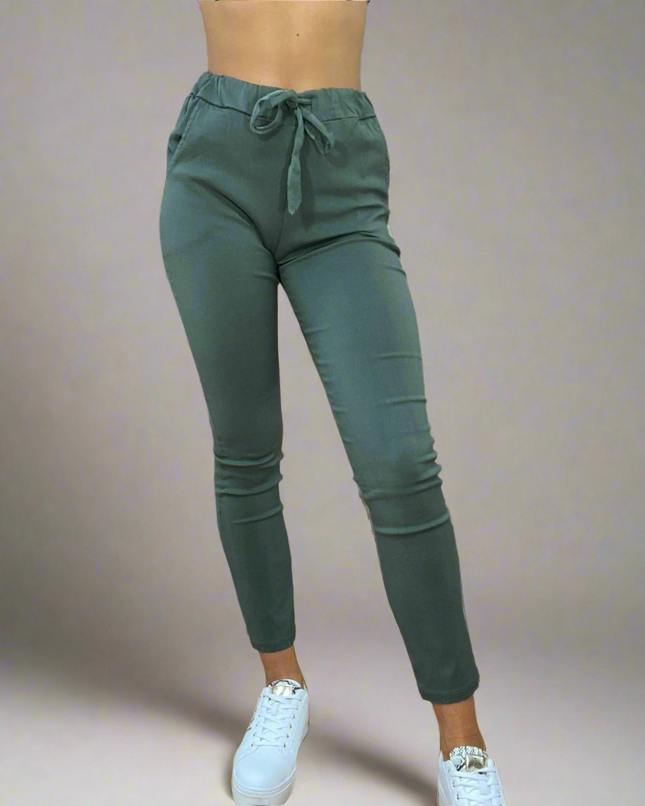 CASSIE Magic Trouser - MWBasics REG - Khaki