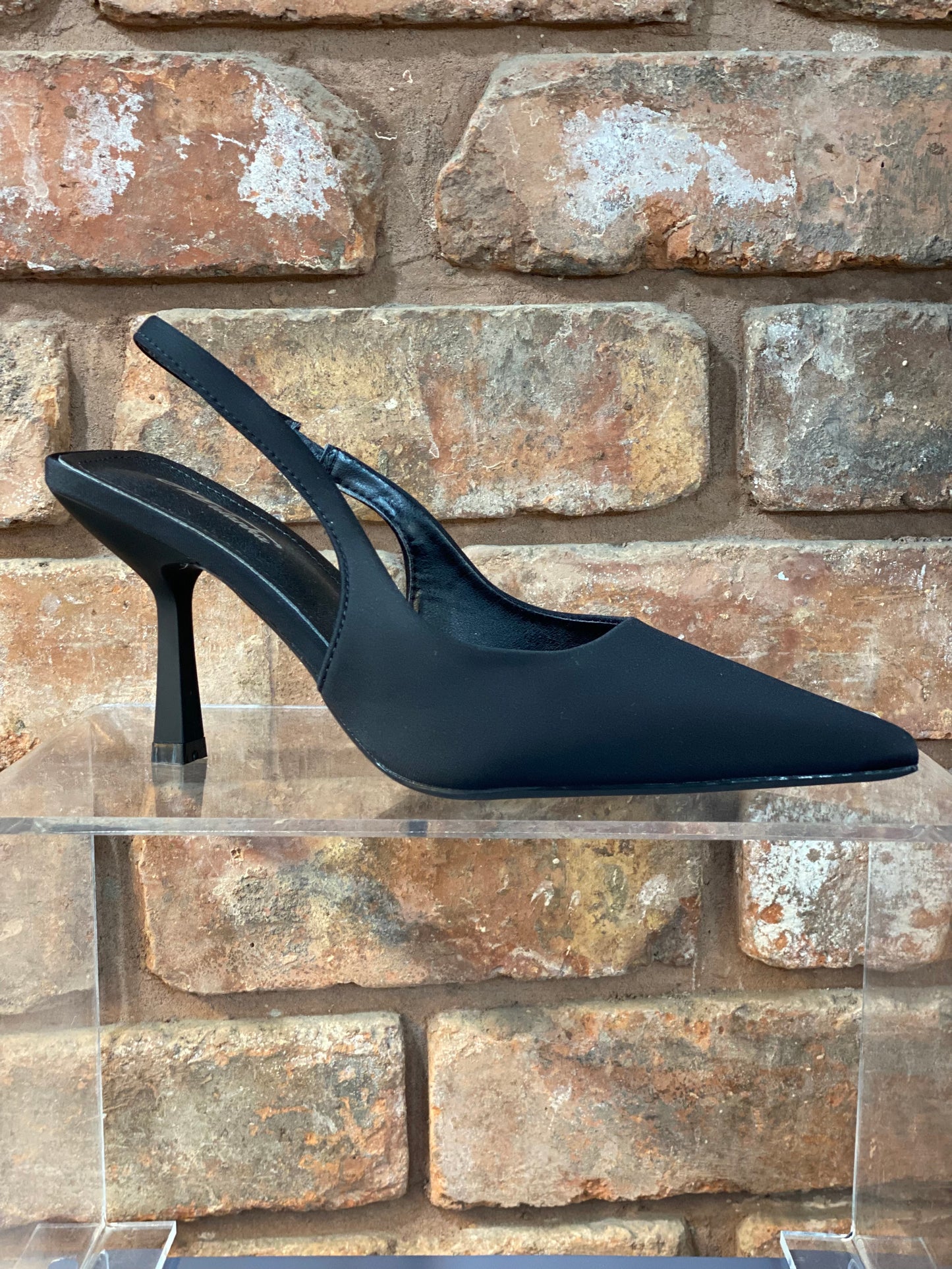 VIENNA SLING BACK- BLACK