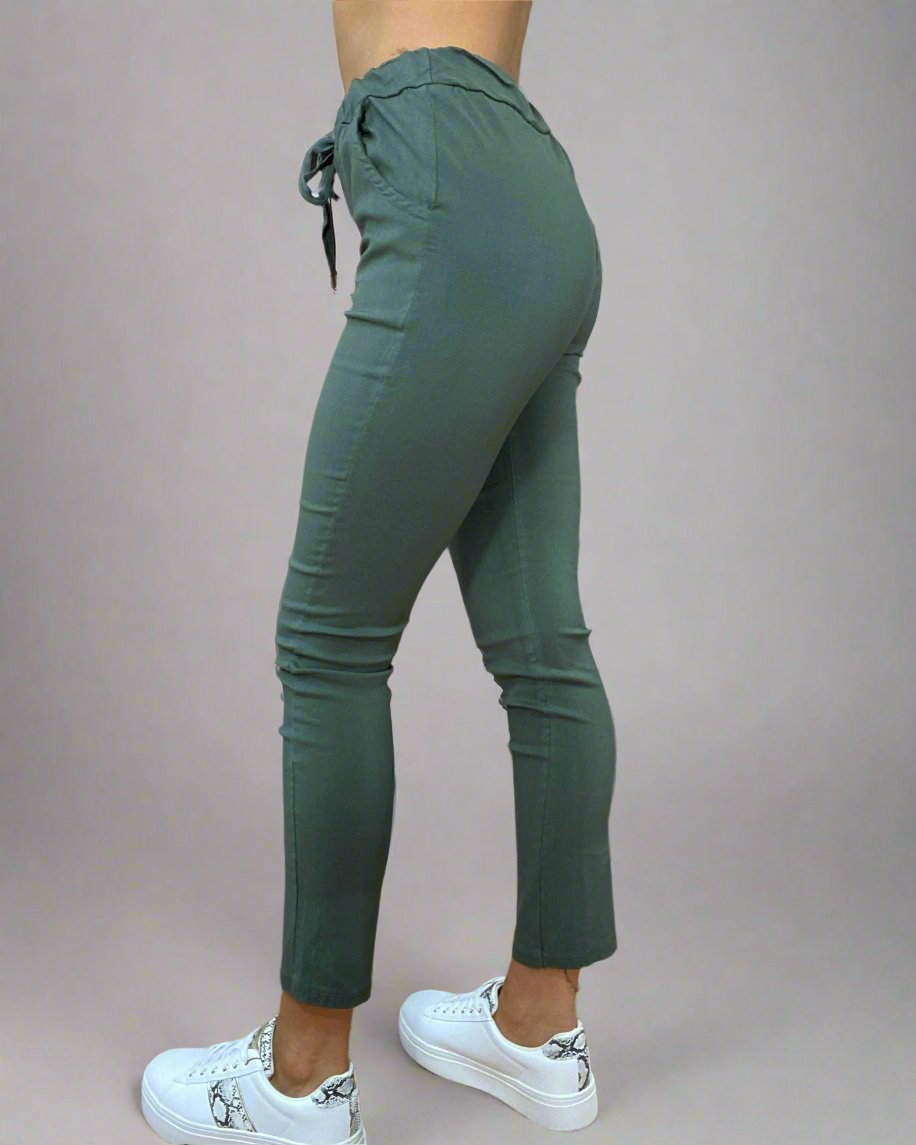 CASSIE Magic Trouser - MWBasics REG - Khaki