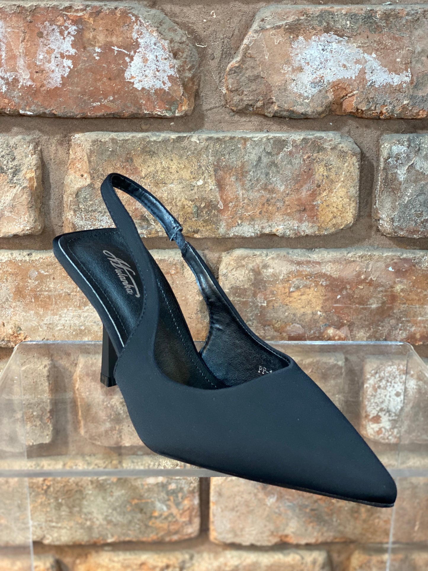 VIENNA SLING BACK- BLACK