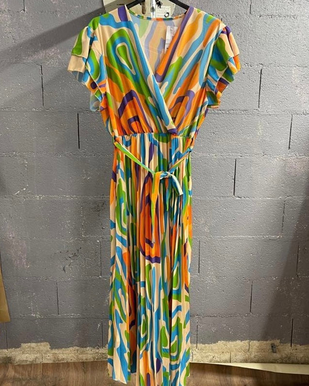 Melissa Print- Curve dress