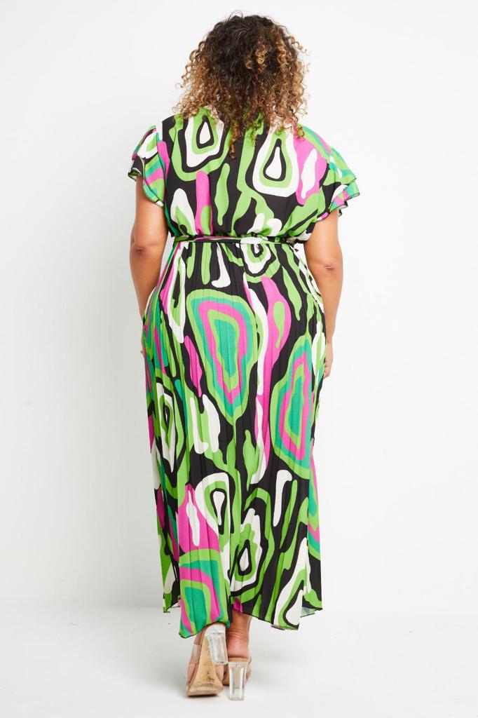 Melissa Print- Curve dress